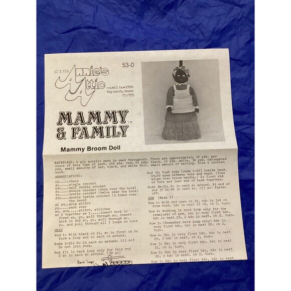 Craft Patterns Annie's Attic Mammy & Family 53-0 & Farmyard Animals 91-5 - Picture 5 of 15
